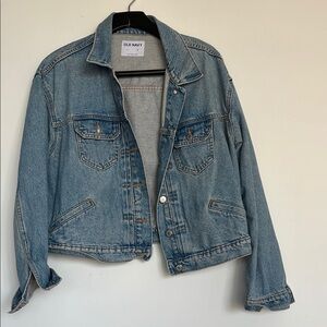 Old Navy Classic Denim Jacket – 100% Cotton, Size L